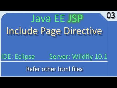 Include Html in JSP Page | JavaEE JSP Tutorial #03