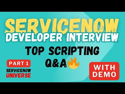 Part 1 | Top ServiceNow Scripting Interview Questions (With Examples) #servicenow