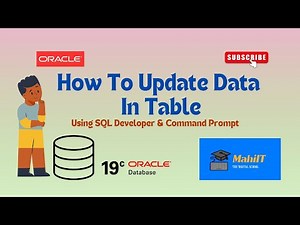 How To Update Data In Oracle Table - By MahiIt
