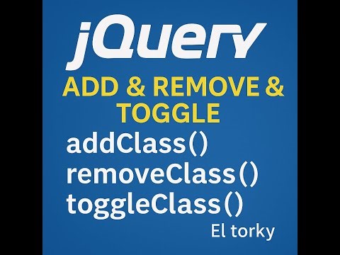 jQuery 10 Add & Remove & ToggleClass