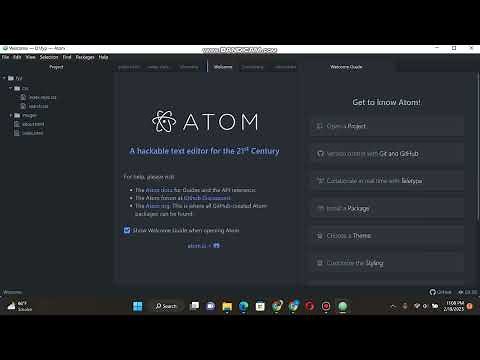 How to Install Atom Code Editor