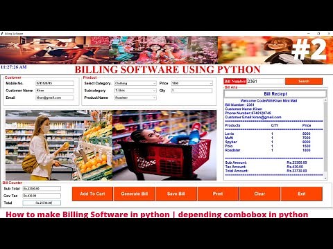 Python Project How to make Billing Software using Python