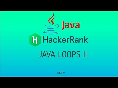 #7 Java Loops II | Hackerrank Java Solutions