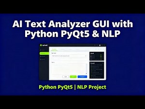 AI Text Analyzer GUI in Python | PyQt5 NLP Project (Sentiment + NER + PDF/DOCX)
