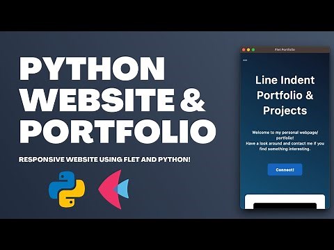 Build a Python Portfolio Website With Flet Tutorial