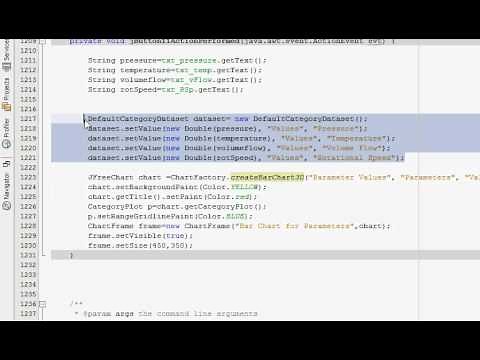 Java prog#69. How to add a Jfreechart Graph or Line chart to a panel in netbeans java