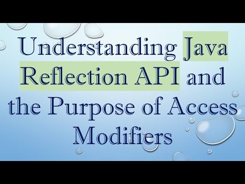 Understanding Java Reflection API and the Purpose of Access Modifiers