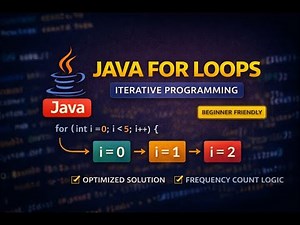 Java For Loop Explained | For Loop in Java with Examples | Interview & Placement