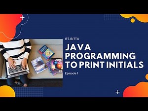 Java Programming to Print Name Initials