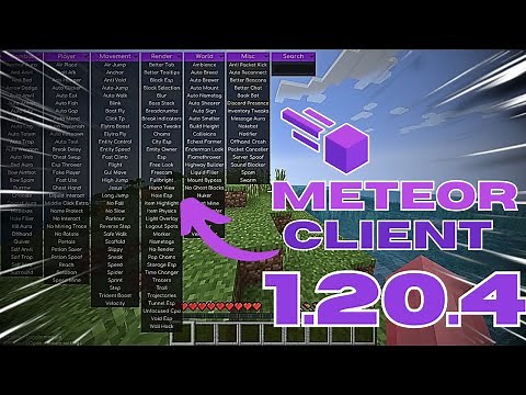 UPDATED: How to Install Meteor Hacked Client - Minecraft Java 1.20.4 - Full Guide
