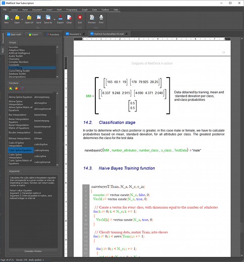 MatDeck - Software for Math and Technical Computing