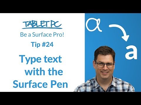 How to type with your handwriting using your Surface Pen