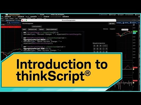 How to Create Custom Trading Indicators with thinkScript