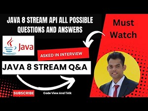 All Possible java 8 Stream API questions asked in interview | Java 8 features