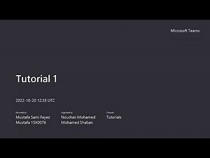 CSE411 - Distributed Computer Systems Tutorial 1