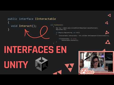 Interfaces de C# en Unity: Tutorial || Nivel scripting intermedio