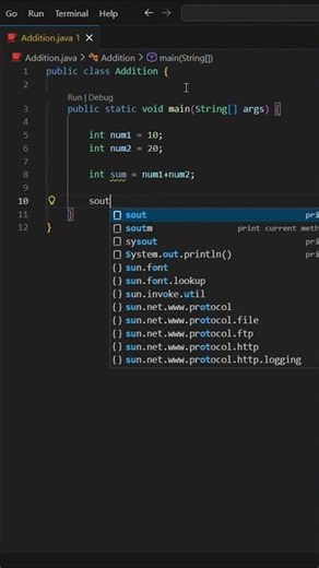 Addition of Two Numbers in Java