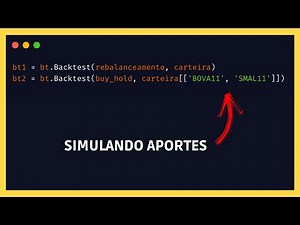 Backtesting com Python: Simulando Aportes