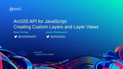 Creating Custom Layers and Layer Views - ArcGIS API for JavaScript