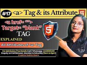 #17 Hyper Link Tag in HTML with Example | How to Create Hyperlink Tag in HTML? | CTA