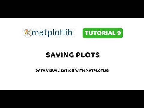 Matplotlib Tutorial 9 | Saving plots