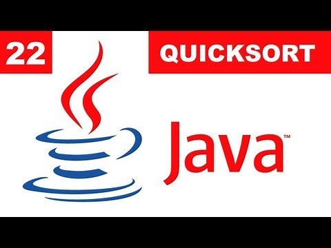 Ordenamiento Quicksort (Rápido!) en Java