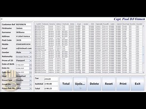How to Create Hotel Management System with SQL Database in Java using Eclipse - Full Tutorial