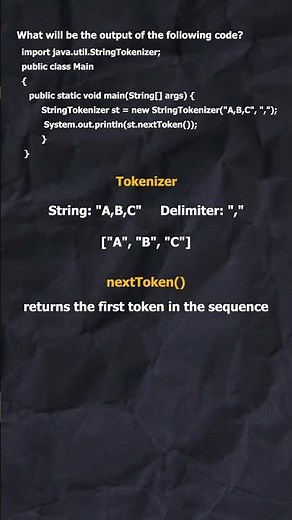 Java StringTokenizer Example |Tokenizing Strings | Predict the Output | Interview Question