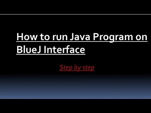 How to run Java program on BlueJ (in hindi)|| Java full Tutorial||
