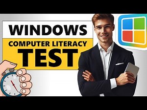 HOW TO PASS COMPUTER LITERACY TEST | WINDOWS 11 SKILLS You Must Know