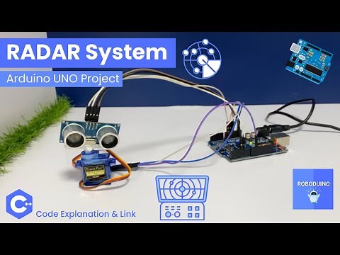 RADAR System Arduino UNO Project 📡 Detect Objects with Ultrasonic Sensor & Servo Motor