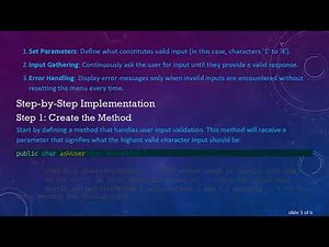 Mastering User Input Validation in Java: A do...while Loop Guide