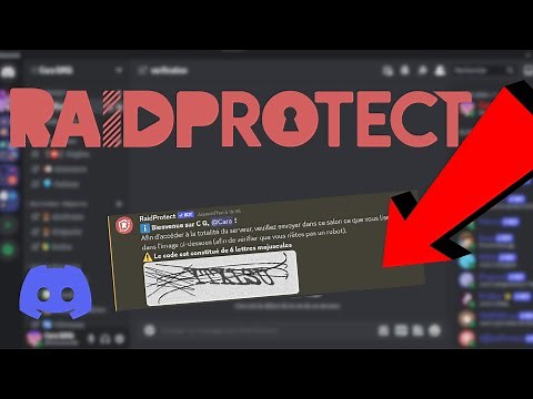 Tuto configurer le captcha avec Raidprotect - discord