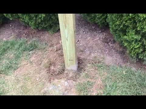 DIY Strong And Flexible Zip Line Post (On a Budget)