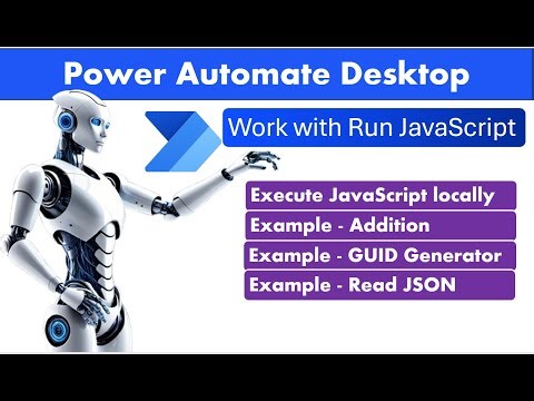 Power Automate Desktop - Run JavaScript