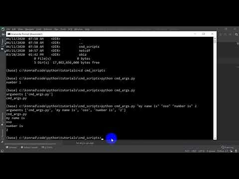 Pass Variables to a Python Script from the Command Line (or terminal, or shell)