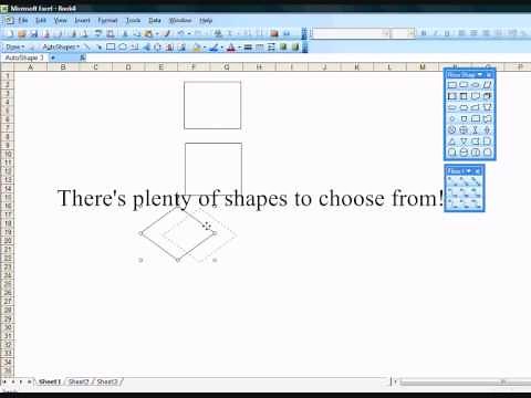 Using Excel to build process maps or flow charts
