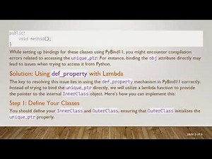 Accessing a unique pointer Attribute in Python Using PyBind11