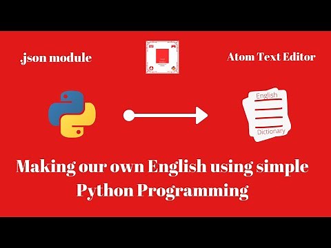 Making a Simple English Dictionary with Python| JSON
