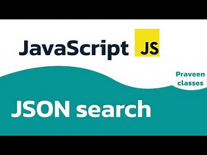 How to use JSON search in JavaScript