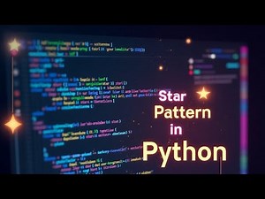 Python Star Matrix Pattern | Print Amazing Star Patterns in Python