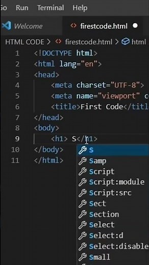 How to run html code in Visual Studio | Write First HTML code | html beginner tutorial