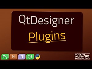 PyQt QtDesigner Plugins