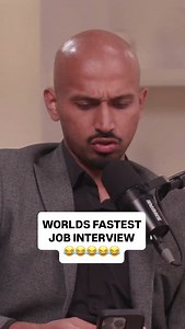worlds fastest job interview | Anand Raman