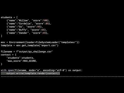 Introduction to Jinja Templating