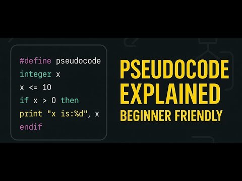 How to Write Pseudocode? 🧠 | Learn the Logic First