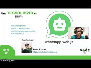 3# (WHATSAPP-WEB.JS) Una TECNOLOGÍA en 5 MINUTOS