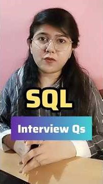 SQL Interview Question Asked in Top MNC Companies #sql #sqlinterviewquestionsandanswers #faang