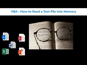 VBA - Read Text File Into Memory