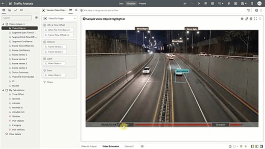 🚀 Oracle Analytics Cloud May 2025 Update introduces a game-changing feature: OCI Vision Video Analysis. Now, you can seamlessly analyze video content to detect labels, objects, text, and faces using OCI Vision AI models. This enhancement empowers users to extract valuable insights from video files directly within Oracle Analytics Cloud, streamlining workflows and unlocking new analytical possibilities. ￼ Dive into the details and explore how this feature can elevate your analytics capabilities: